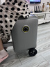 爱尔威（Airwheel）电动行李箱可骑行智能拉杆箱可坐可代步20英寸登机箱 青春版—银 实拍图