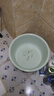 福爱家洗脸盆45cm洗衣洗菜盆泡脚洗脚盆加厚塑料盆婴儿宠物洗澡盆1只装 实拍图