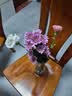 富贵竹玻璃花瓶六角客厅水养插花水培百合花瓶大号摆件花瓶居家 25高六角花瓶竹叶款1个 实拍图
