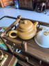 藏壶天下宜兴紫砂壶名家纯手工原矿紫泥泡茶壶功夫茶具套装小容量汉瓦壶 一壶两杯 礼盒套装 190ml 实拍图