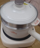 美的（Midea）电煮锅 小电锅 电蒸锅 电火锅 电热锅 分体式可拆洗 2.6L学生宿舍多功能锅 泡面锅 XZC2061 配蒸笼 实拍图