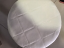 【京喜甄选】椅子万向轮美缝凳子带轮旋转擦地矮凳美甲修脚凳滑轮 儿童凳-米白色款 实拍图