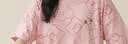 浪莎2026新款睡衣女夏季薄款短袖短裤套装带胸垫家居服套装可外穿 实拍图