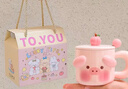 COW&KITTY正品KT猫2025新款学生女包学生可爱单肩包斜挎包托特包生日礼物 花色【下单送挂件礼盒礼袋】 长18cm宽9.5cm高18cm 实拍图