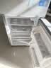 奥克斯家用双门迷你小型冰箱 冷藏冷冻保鲜小冰箱 宿舍租房节能电冰箱 【净化去味】156银【高效保鲜 铜管速冷】42L 实拍图