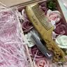 金丝楠木梅花梳子礼盒送老婆女朋友生日520七夕情人节礼物长发梳 金丝楠木梅花梳+玫瑰礼盒+流苏 实拍图