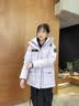 波司登（BOSIDENG）冬季羽绒羽绒服女士加厚90绒鹅绒连帽商场同款时尚百搭休闲外套 【店长推荐】冰穹提花紫9ER2 XS 155/80A 体重约100斤以内 实拍图