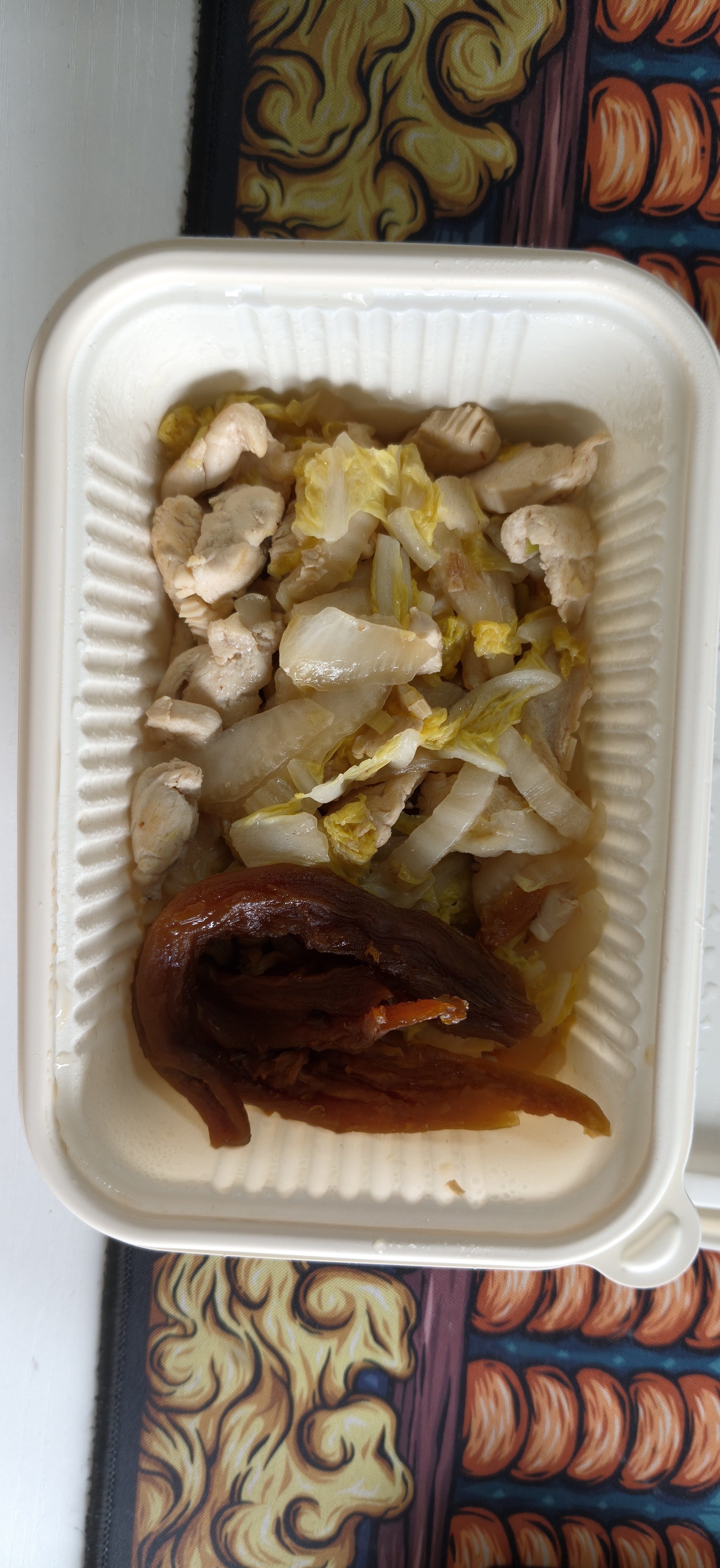 特美居（temeiju）玉米淀粉饭盒一次性餐盒食品级打包盒带盖可微波750型方形*8套 实拍图