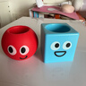 Hape(德国)婴幼儿启蒙益智玩具 奇趣创意几何拼搭软胶大颗粒积木E9859 实拍图