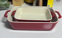 珐宝（staub）加厚方形烤盘3件套  27cm+20cm+14cm樱桃红 40508-162 实拍图