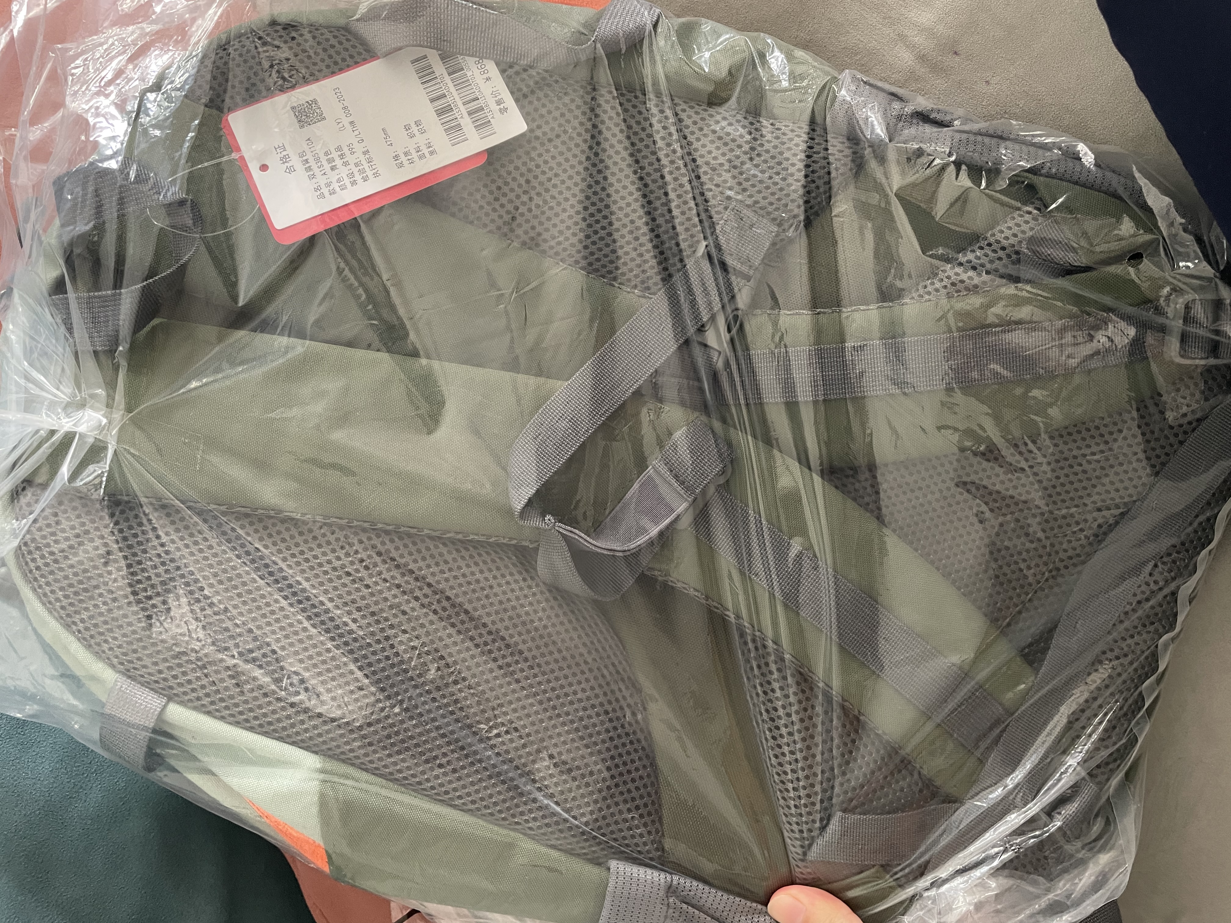 骆驼（CAMEL）【雪糕包】双肩包大容量背包旅行包轻量书包女大学生户外登山包 【浅水绿-19L】透气背负,A1S3B5110F 大容量，轻量透气 实拍图