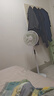 美的（Midea）【幸运草安睡1S】一级能效直流变频声控电风扇家用遥控卧室静音落地扇台式桌面抗菌大风力转页扇 实拍图