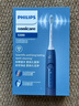 飞利浦（PHILIPS）声波电动牙刷钻石3系 5倍洁齿5种模式 洁净刷头*2 生日礼物送男士/女友 价保618 HX5181/02蓝 实拍图