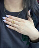 中国黄金（CHINA GOLD）黄金吊坠女足金莫比乌斯环项链生日礼物送女友老婆母亲爱人 【今/次日达】足金吊坠+S925链 实拍图