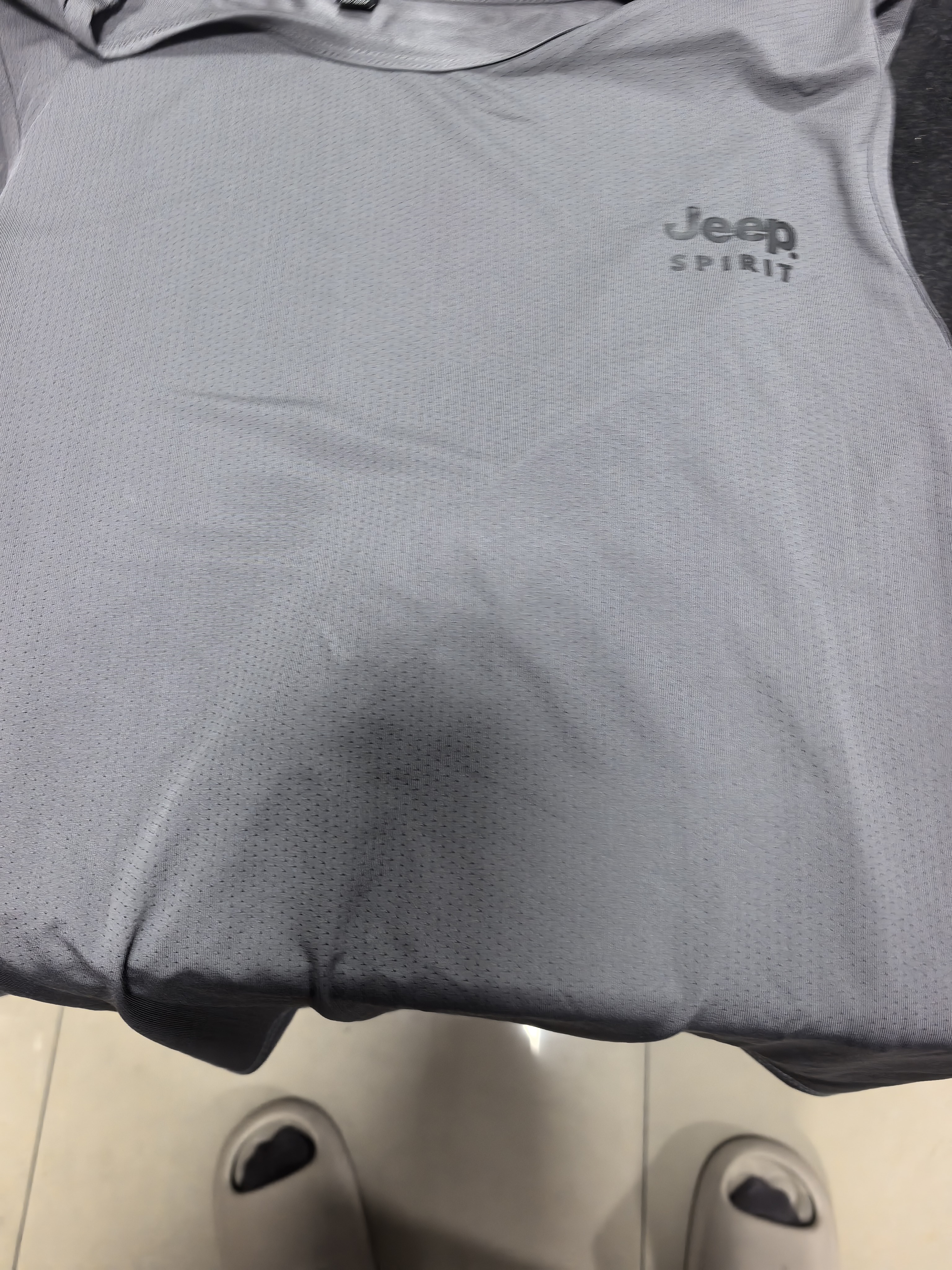 JEEP SPIRIT吉普背心男士夏季休闲透气速干无袖T恤宽松弹力凉感运动健身坎肩 实拍图