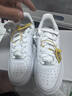 NIKE耐克女鞋AIR FORCE 1空军一号小白鞋青少年运动休闲鞋DH2920-111 实拍图