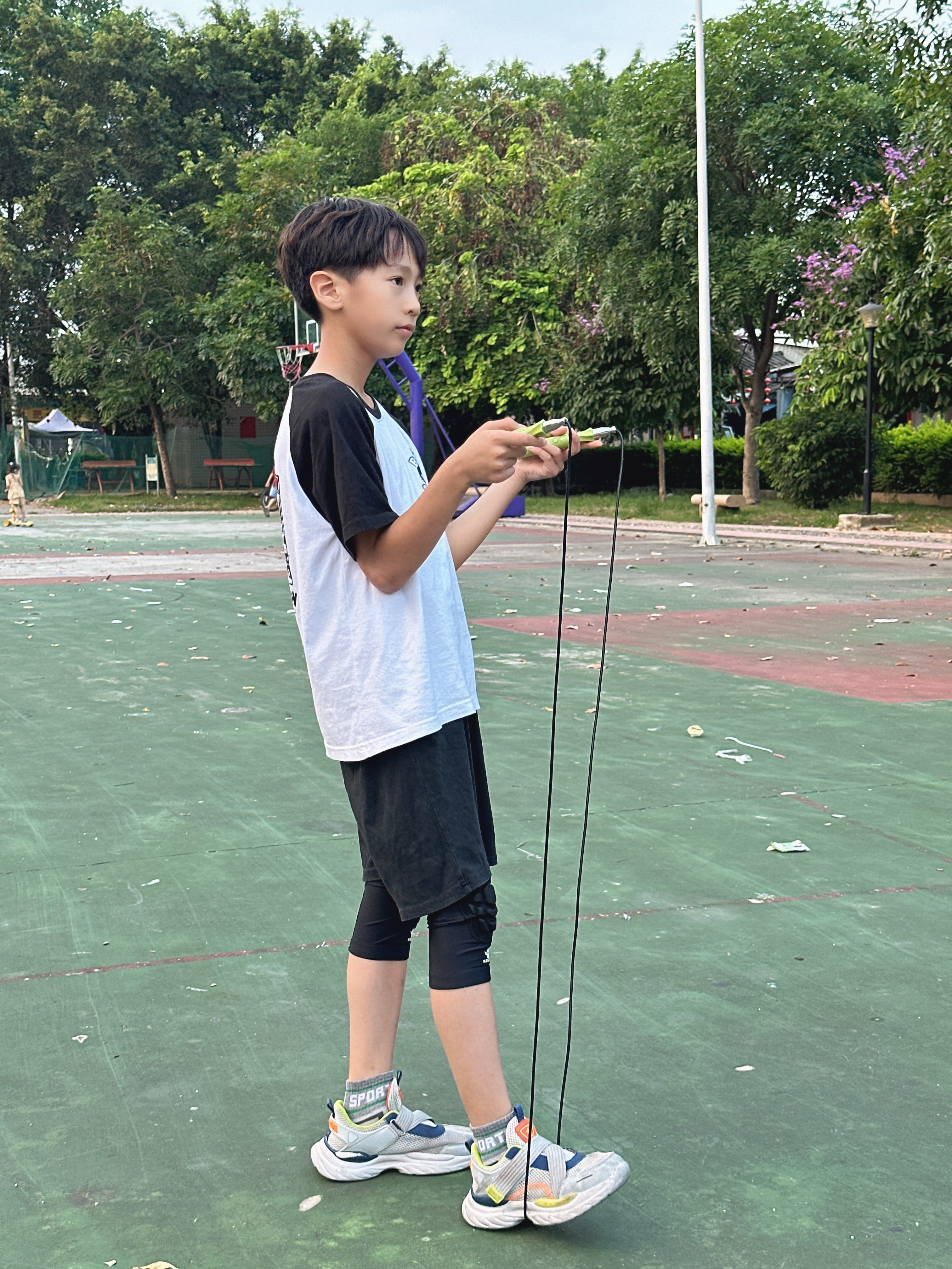 夺冠竞速跳绳中考专用学生初中生体育考试负重钢丝绳成人健身减肥 晒单实拍图