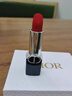 迪奥Dior【限定】烈艳蓝金唇膏口红丝绒188显色滋润 生日礼物送女友 实拍图