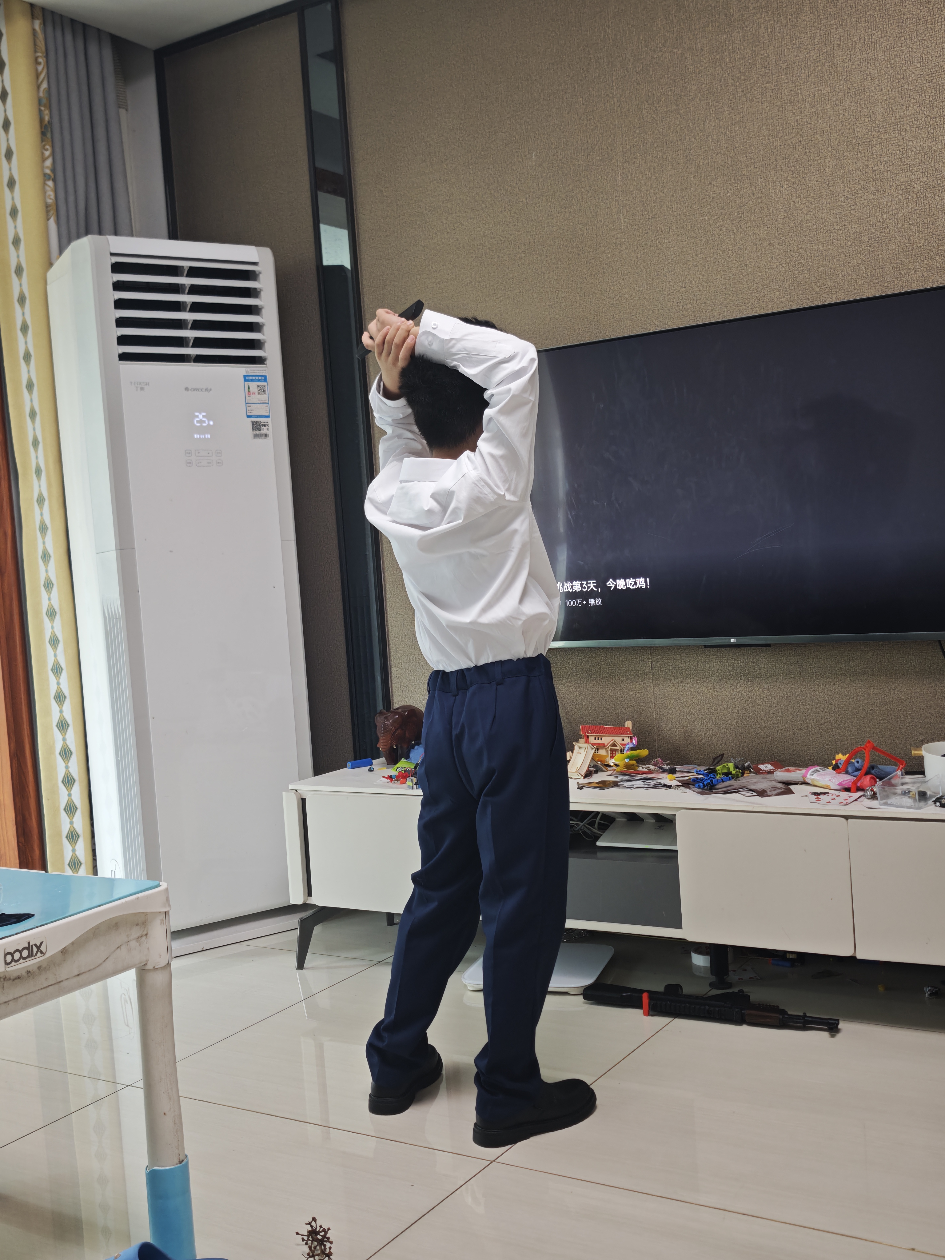 罗蒙儿童西装马甲套装男童花童主持人礼服男孩钢琴演出服 藏青色 140 实拍图