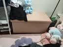 宅晓只收纳凳子储物凳可坐收纳箱玩具长方形沙发延长凳成人椅换鞋凳神器 灰色78L【60*36*36cm】承重约300斤 实拍图