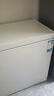 奥克斯小冰柜家用小型冷冻保鲜迷你冷藏家商两用卧式冷柜节能省电断电保护 228升级/减霜80%/可囤350斤肉 【全国联保】 实拍图