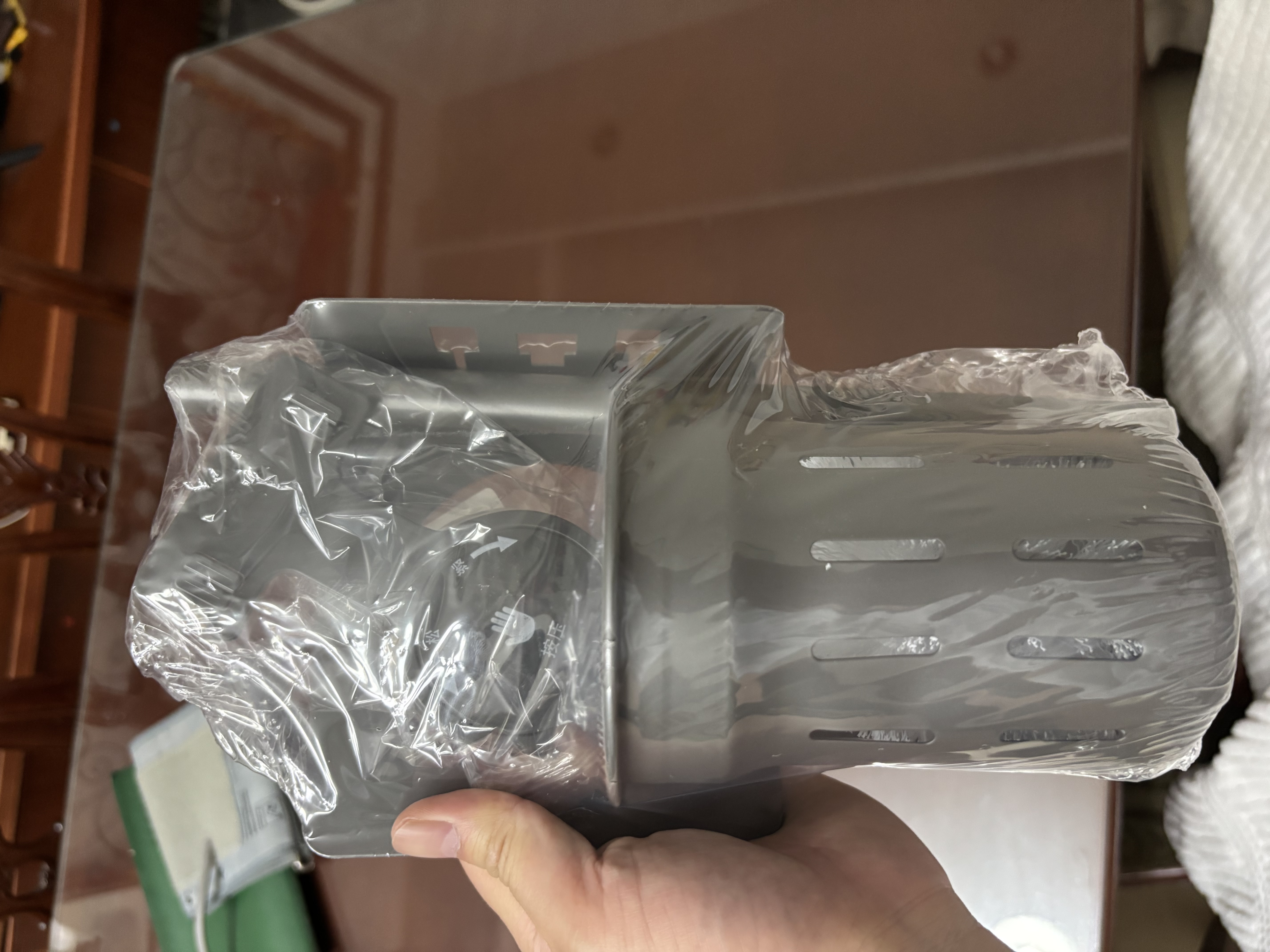 百悍吸盘毛巾架免打孔卫生间置物架浴室挂件厕所卫浴洗手间浴巾架套装 实拍图