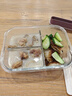小熊（Bear）高硼硅玻璃保鲜饭盒可微波炉加热专用餐盒格洗碗机可用 JC012-P04 实拍图