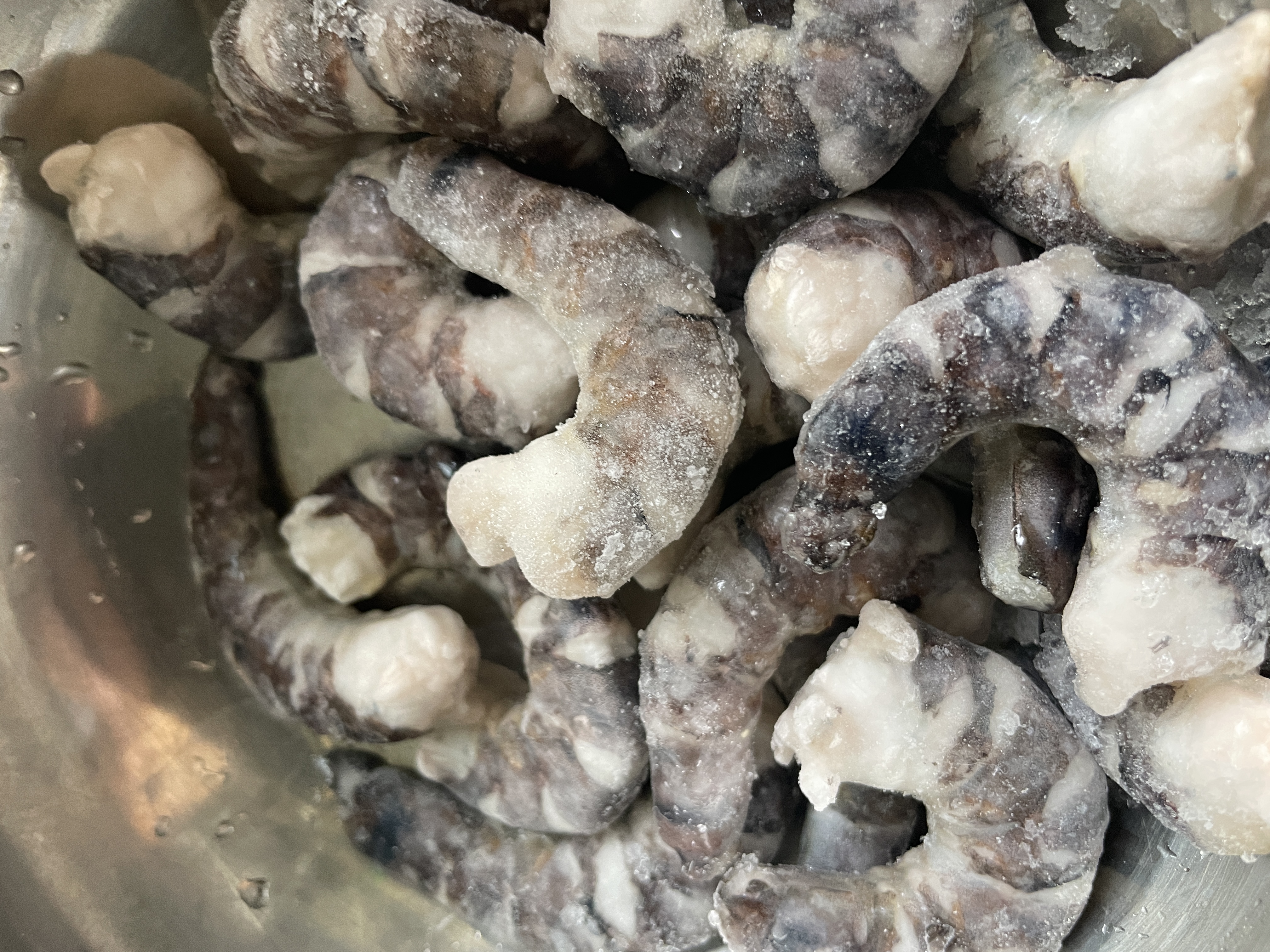 GUO LIAN国联 无人工保水剂黑虎虾仁 去冰净重2斤 90-110只 海鲜品质保障 实拍图