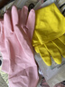 云蕾家务手套2双装刷洗碗厨房耐用洗衣服加厚清洁防滑水胶皮手套女 实拍图