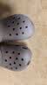 卡骆驰（CROCS）男女经典泡芙洞洞鞋休闲时尚沙滩鞋包头凉拖鞋 207521-1NK 39-40 实拍图
