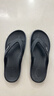 CROCS卡骆驰贝雅卡骆班人字拖运动拖鞋男鞋女鞋居家人字拖|205393 黑色/白色-066 40 (250mm) 实拍图