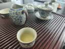 不拙茶具整套功夫茶具套装家庭用客厅高档青花瓷汝窑盖碗9入泡茶套装 实拍图