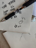 晨光（M&G）文具K35按动中性笔学生1.0黑笔签字笔商务子弹头考试专用水笔办公用品 黑色12支/盒K3566A 实拍图
