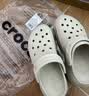 CROCS卡骆驰檀健次同款经典泡芙洞洞鞋轻便舒适男女同款花园鞋|207521 骨白色-2Y2(含智必星) 36 /37(220mm) 实拍图