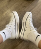 匡威（Converse）All Star Lift夏季经典厚底鞋小白鞋帆布鞋560251C 560251C/白色 （推荐选大半码） 35 实拍图