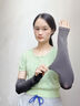 李宁（LI-NING）冰袖男女防晒袖套冰丝防紫外线护臂夏季薄款骑行电竞凉感专用胳膊 实拍图