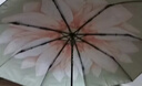 蕉下（beneunder）防紫外线遮阳伞三折双层黑胶晴雨伞防晒伞BM011花椿 实拍图