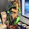 雷蛇（Razer）旋风黑鲨V2X 有线头戴式电竞游戏耳机耳麦 被动降噪 吃鸡神器 绿色 适配三角洲行动 实拍图