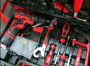 卡夫威尔126件手电钻工具箱套装家用双电池电动螺丝刀组套五金工具 P3893A 实拍图