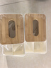 慕亚（MUYA）抽纸盒家用客厅创意纸巾盒桌面遥控器遥控器收纳盒茶几收纳盒子竹制双收纳大容量天然竹制 实拍图