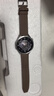 威千图适用华为手表表带GT6/6pro/GT5/5pro/Watch5/4/4pro/3/3pro/GT4/3/2真皮表带 砂砾棕-平尾皮带 实拍图