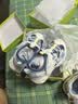 江博士（DR·KONG）夏季男女童透气休闲儿童凉鞋 1-3岁宝宝学步鞋 闪灯鞋包头儿童鞋 蓝/米 25 脚长15.2-15.7cm 实拍图
