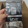 雷克沙（Lexar）SD卡V60SD卡相机内存卡高速大卡 UHS-II索尼佳能富存储卡 V60读速250MB/s 128GB 实拍图