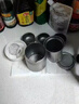 布比克（BUERK）便携双层防烫304不锈钢户外旅行茶具钛化层泡茶器套装 一壶三杯 实拍图
