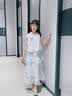 女童连衣裙夏季2026新款儿童夏装蛋糕裙套装女大童公主裙子两件套 蓝色套装【上衣+半身裙】 140 实拍图