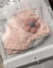 爱宝适婴儿帽子夏季薄款宝宝胎帽新生儿囟门帽公主遮阳帽粉白2件套S609 实拍图