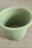 爱丽思（IRIS）Deepot花盆加厚树脂控根圆口绿萝绣球月季多肉发财树塑料加仑花盆 10号浅绿色(口径约32.8cm)约15L 实拍图