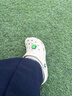 卡骆驰（CROCS）檀健次同款经典洞洞鞋轻便百搭女沙滩鞋包头拖鞋男鞋|10001 骨白色-2Y2(含智必星) 35 （210mm) 实拍图