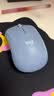 罗技（Logitech）M221无线鼠标(M220造型)usb无线静音鼠标笔记本台式电脑mac无线办公鼠标中小手电池小巧便携 多彩 雾霭蓝 实拍图