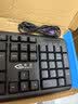 吉选（GESOBYTE）K830P 键盘 有线键盘 办公键盘 104键 防泼水 PS2圆口 台式电脑专用键盘 黑色 实拍图